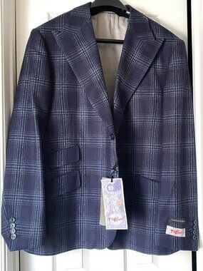 Tiglio Rosso Italian Lanificia Di Biella Suit Jacket